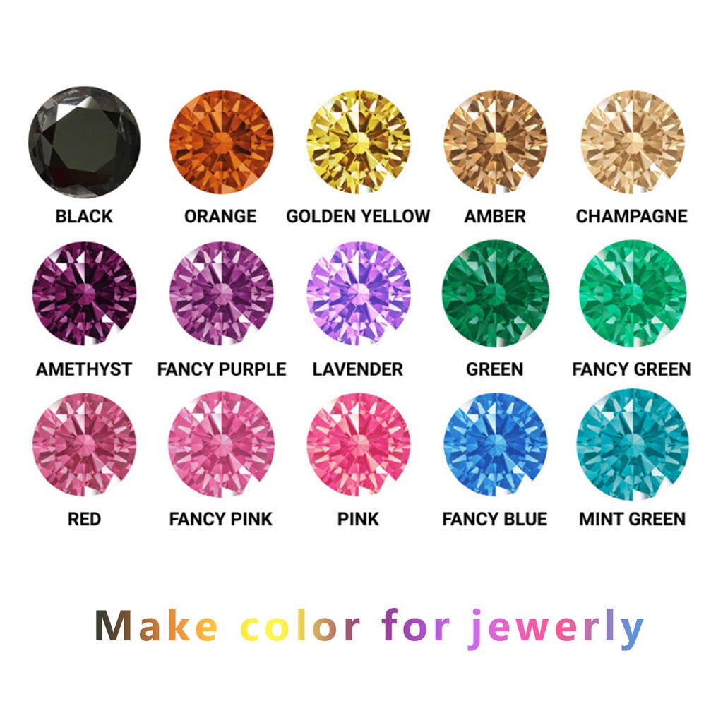 Kim cương nhân tạo Swarovski - Đá màu tím thạch anh 8LY