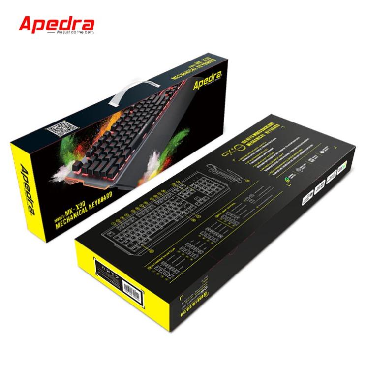 [FreeShip Toàn Quốc] BÀN PHÍM CƠ CHUYÊN GAME APEDRA MK-X90 10 CHẾ ĐỘ ĐỔI MÀU LED