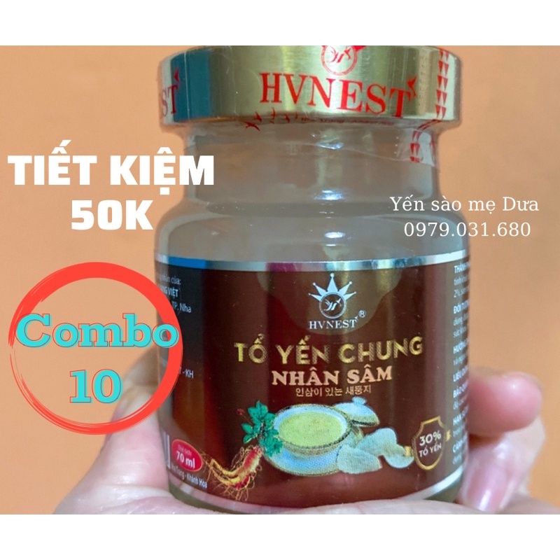 Yến sào chưng nhân sâm phục hồi sức khoẻ cho người bệnh, người làm phẫu thuật