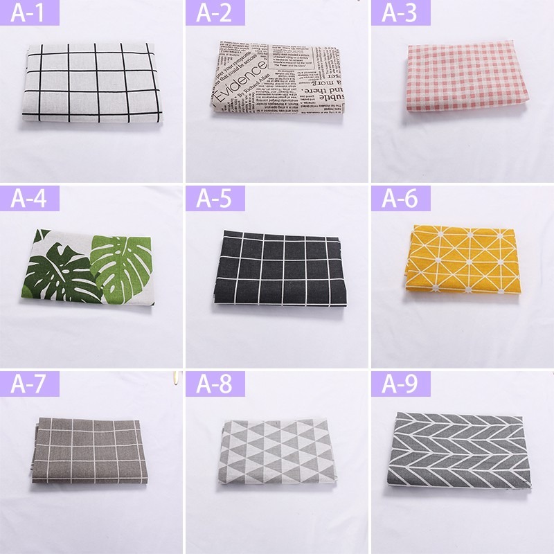 Tấm lót bàn ăn vải lanh cotton hai màu cách nhiệt