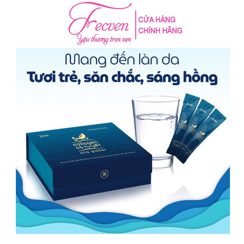 Collagen Cá Tuyết Ona Global Giảm Lão Hóa Da - Da Tươi Trẻ - Săn Chắc - Sáng Hồng, Hộp 30 Gói FECVEN | BigBuy360 - bigbuy360.vn