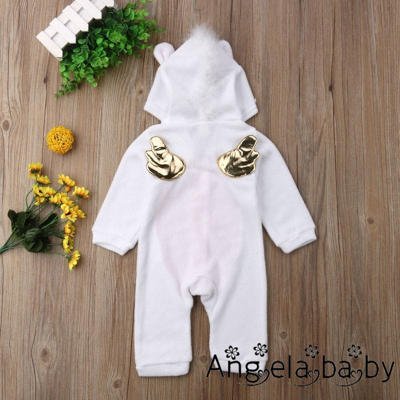 Bộ đồ liền thân kiểu hình kỳ lân dễ thương dành cho bé