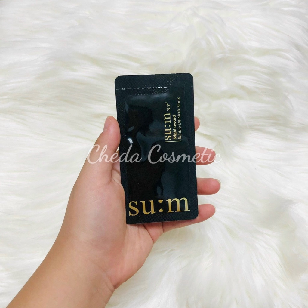 10 Gói Mặt nạ Thải Độc Bright award Bubble-De Mask Black / Pack Sum 37.