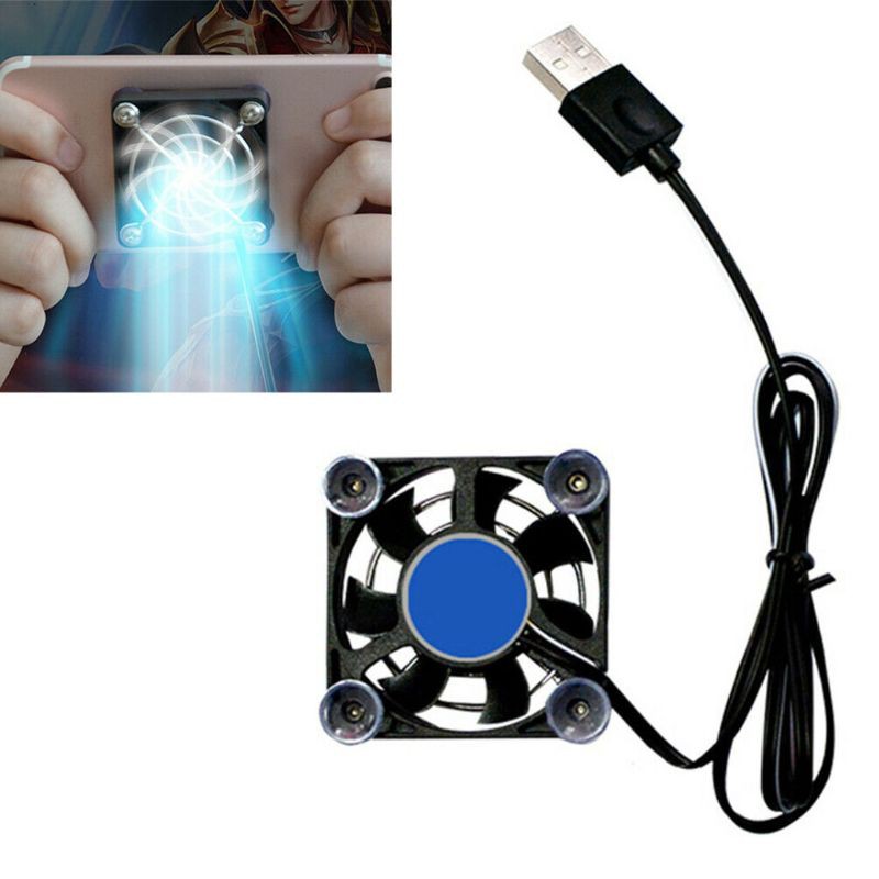 Giá đỡ + quạt tản nhiệt USB cho điện thoại , máy tính bảng