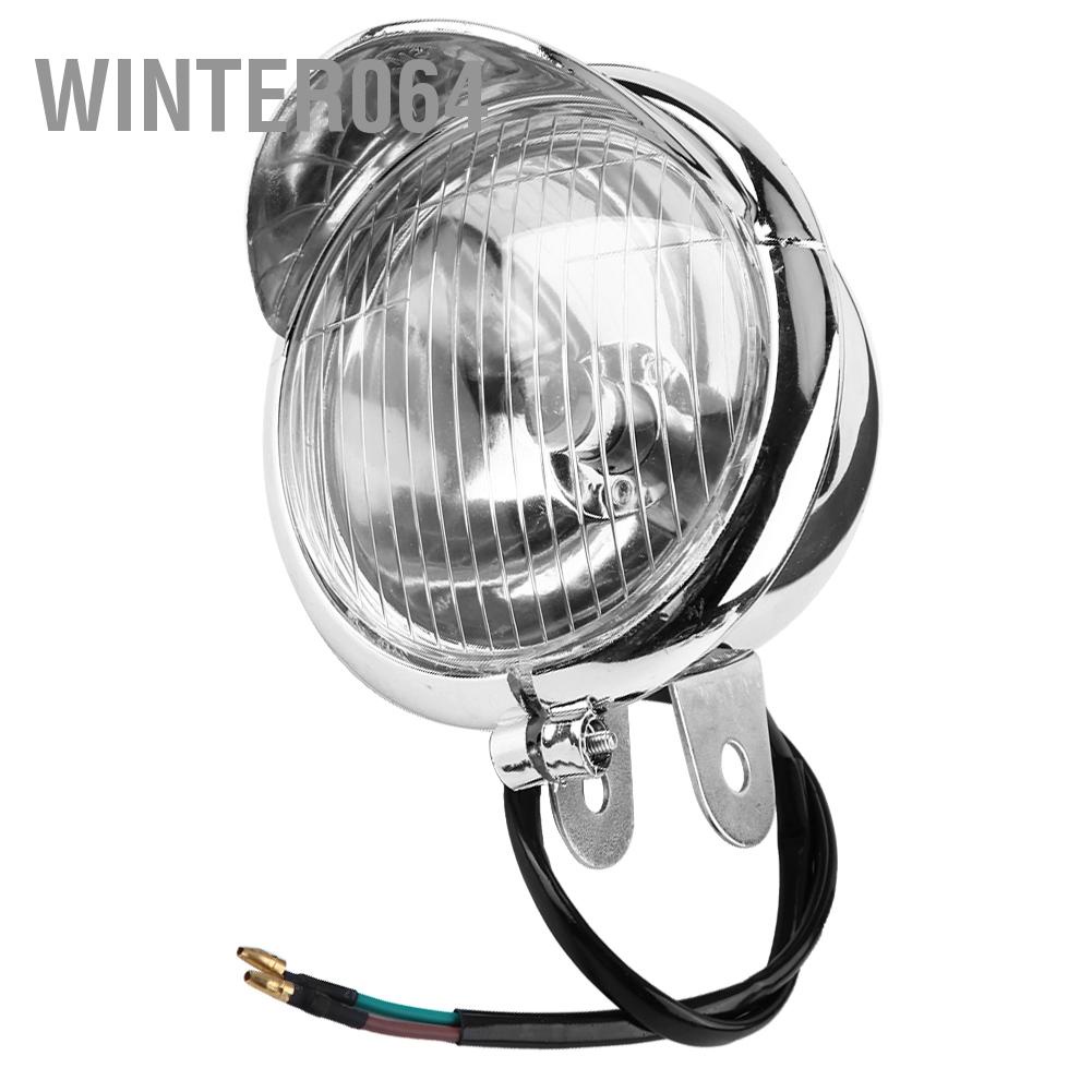 Đèn sương mù retro Đèn pha đèn pha Xe máy phổ thông DC 12V Winter064