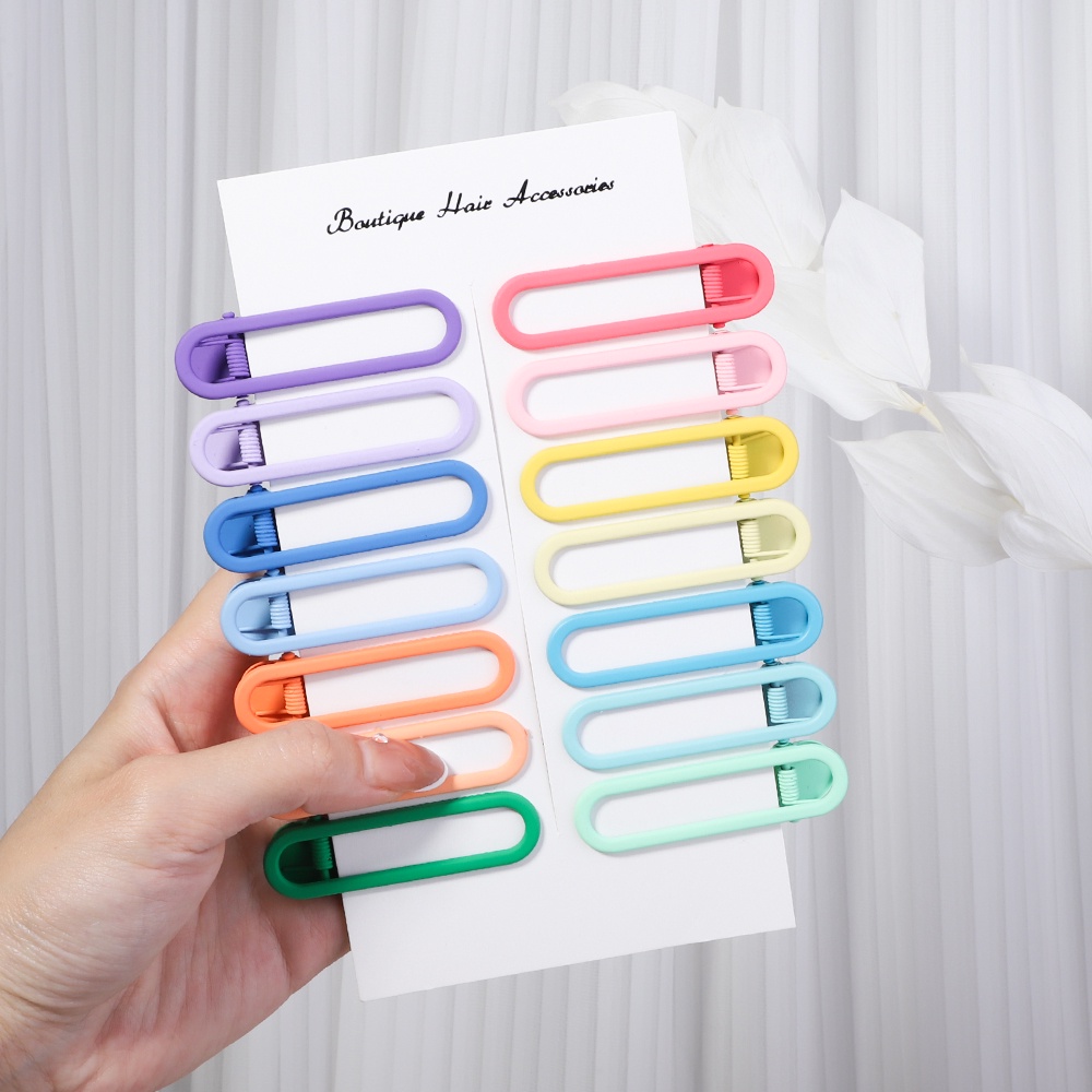 Set 3 Kẹp tóc KIDSBOWS phong cách vintage đáng yêu màu sắc ngọt ngào cho nữ
