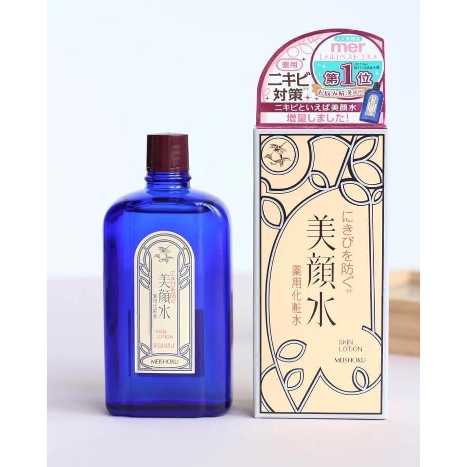 Nước hoa hồng ngừa mụn Meishoku Bigansui Nhật Bản 90ml