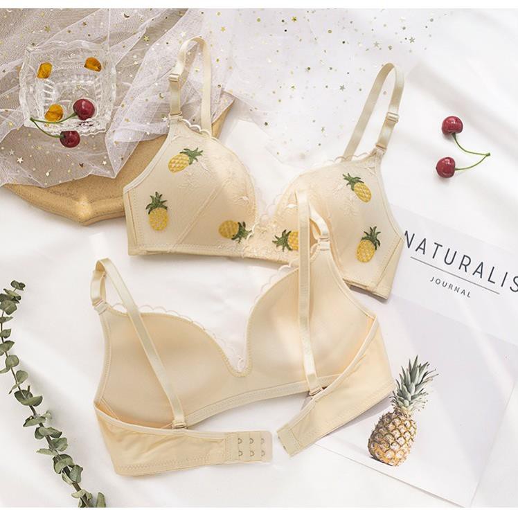 Áo Lót Hoa quả Đệm Mỏng, Không Gọng, Nâng Ngực | BigBuy360 - bigbuy360.vn