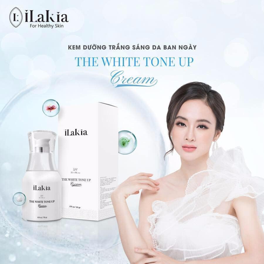 Kem Dưỡng Da Ban Ngày ILAKIA Dưỡng Trắng Da Nâng Tone Dưỡng Ẩm The White Tone Up Cream 30g - Hàn Quốc | BigBuy360 - bigbuy360.vn