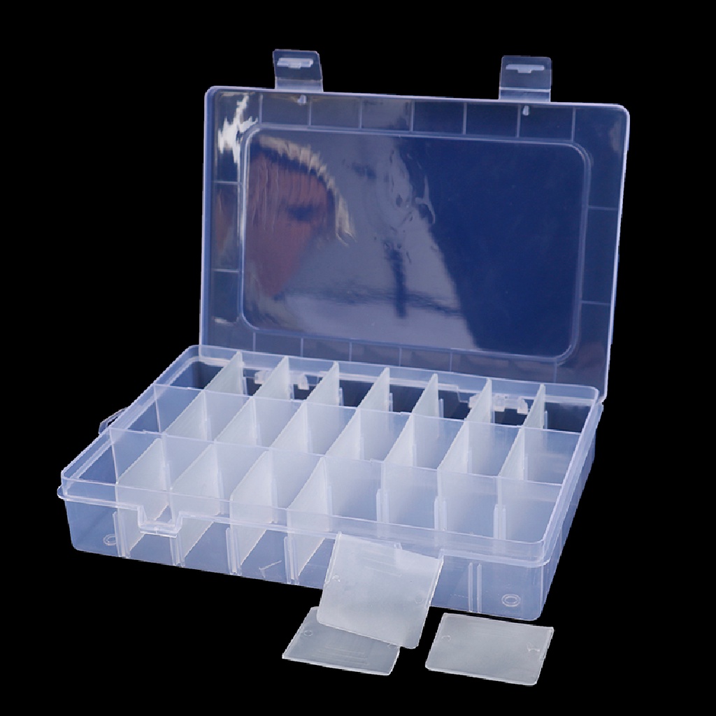 Hộp nhựa đựng đồ trang sức nhiều ngăn có thể điều chỉnh