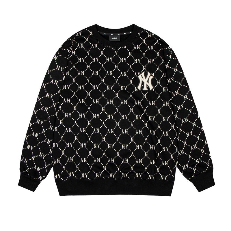 Áo sweater MLB chui đầu cổ tròn tay dài dáng rộng thời trang năng động dành cho cặp đôi | BigBuy360 - bigbuy360.vn