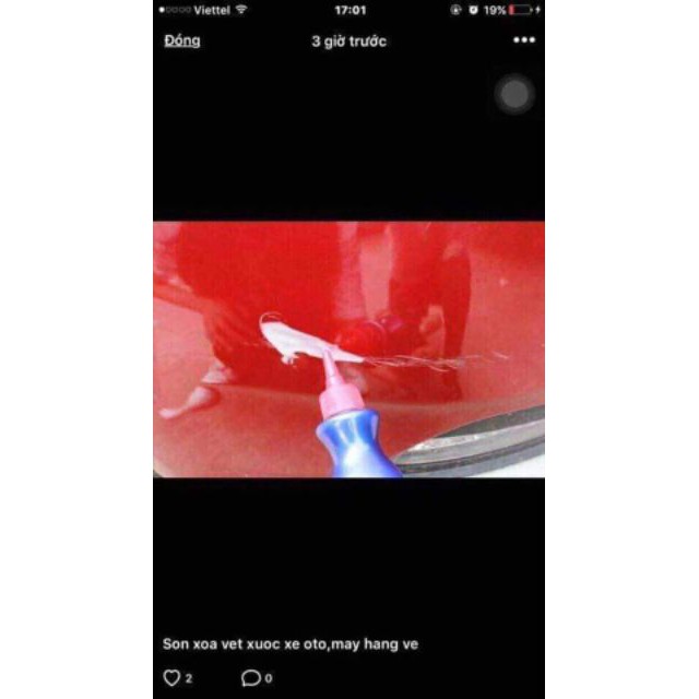 Chai tẩy vết xước xe ô tô, xe máy cao cấp