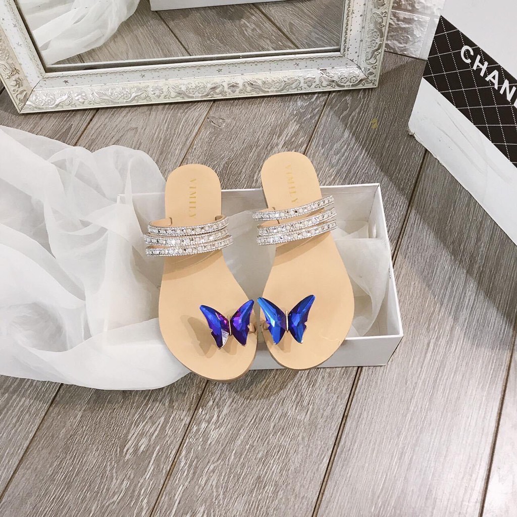 [ Ảnh Thật ] DÉP XỎ NGÓN CÀI NƠ BƯỚM | BigBuy360 - bigbuy360.vn