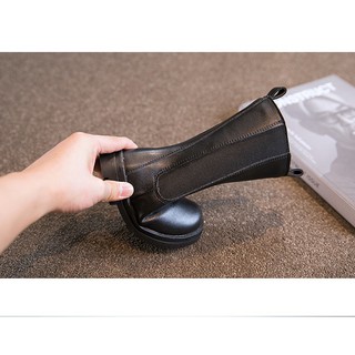 bốt kéo khóa cao cổ bé gái