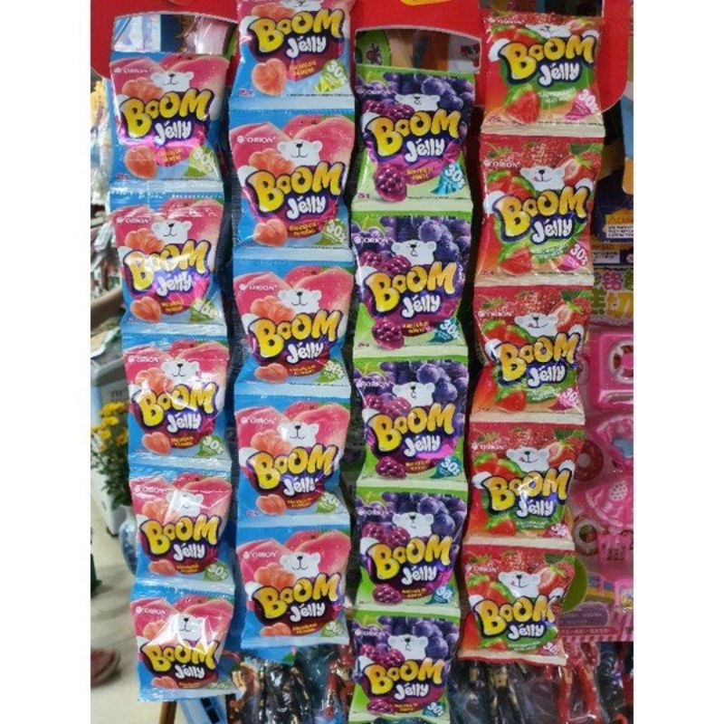 Kẹo dẻo chip chip Boom Jelly Orion 25g vị xoài lắc muối ớt