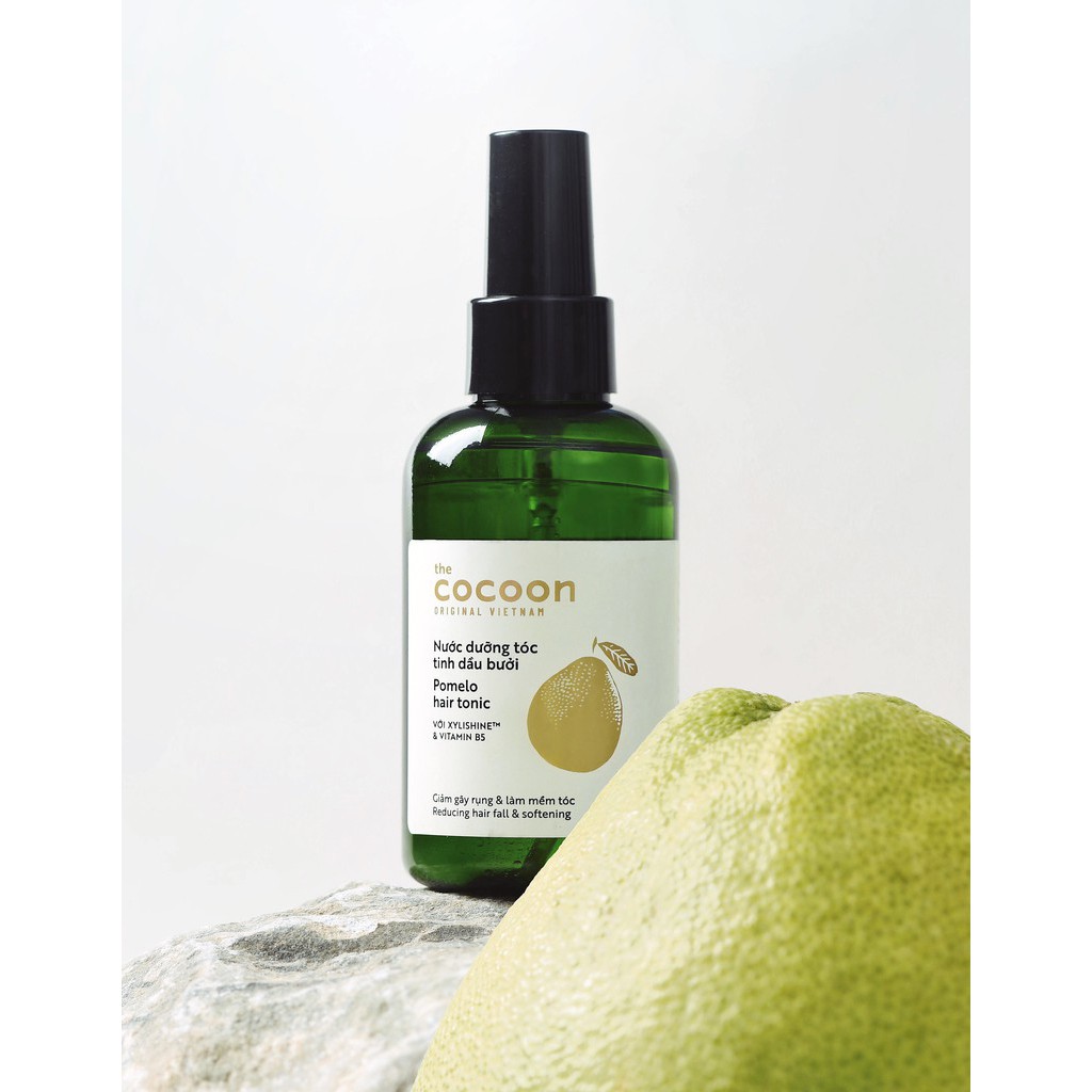 Xịt Tóc Bưởi Cocoon Tinh Chất Bưởi Dưỡng Tóc Giảm Gãy Rụng Phục Hồi Hư Tổn Pomelo Hair Tonic 140ml 310ml - Khongcoson