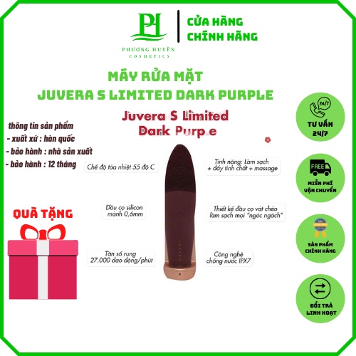 Máy rửa mặt Juvera S Limited Dark Purple Hàng chính hãng