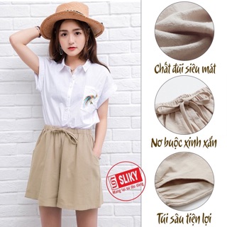 Quần short đũi nữ