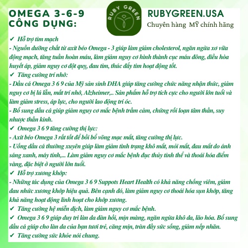 Viên uống Omega 369 Của Mỹ 325 Viên - Omega 3-6-9 Member's Mark Supports Heart Health