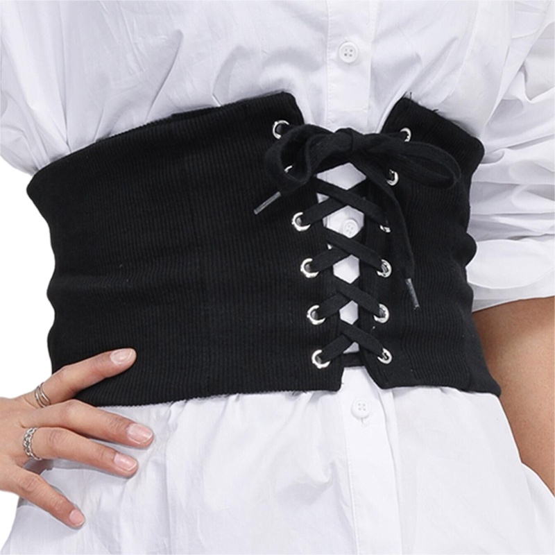 Đai Nịt Bụng Bằng Polyester Màu Trơn Thời Trang Cho Nữ