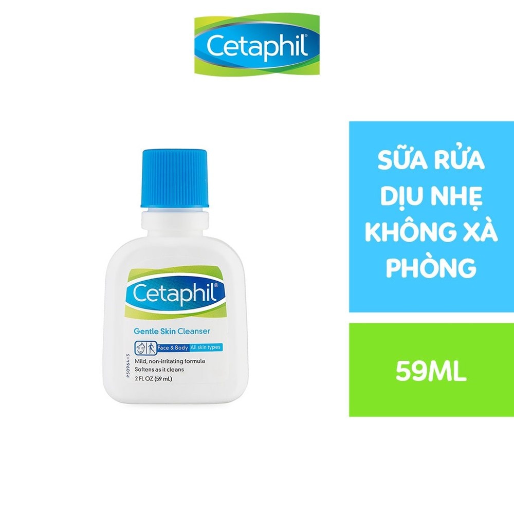 Sữa Rửa Mặt Cetaphil Gentle Skin Cleanser 59ml.Phù hợp cho mọi loại da