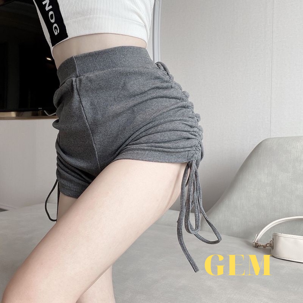 Quần Đùi Nữ Rút Dây Hông Xinh Xắn Gem94
