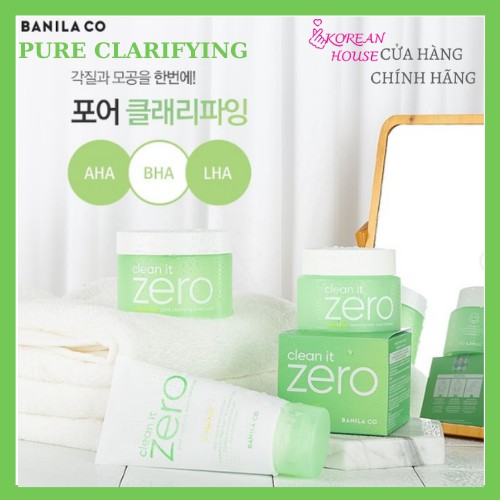 SÁP TẨY TRANG CLEAN IT ZERO CLEANSING BALM PORE CLARIFYING BANILA CO Tri-Peel Acid