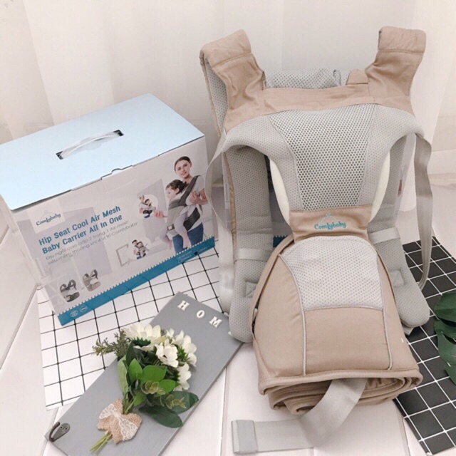 Địu ngồi 4 tư thế cao cấp Comfy Baby chính hãng