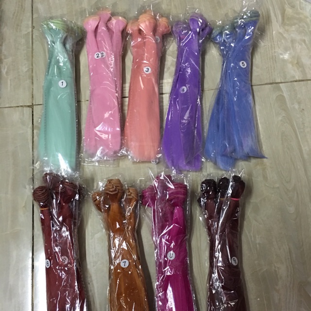 Line may tóc búp bê - thẳng 20cm trơn