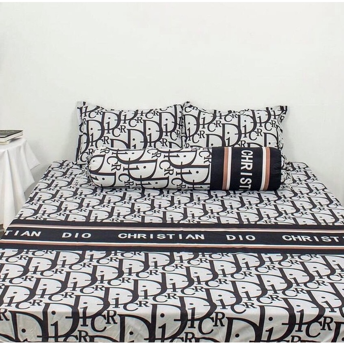 Bộ chăn ga gối Cotton poly cao cấp , drap giường phong cách Hàn Quốc đủ size (không kèm ruột)