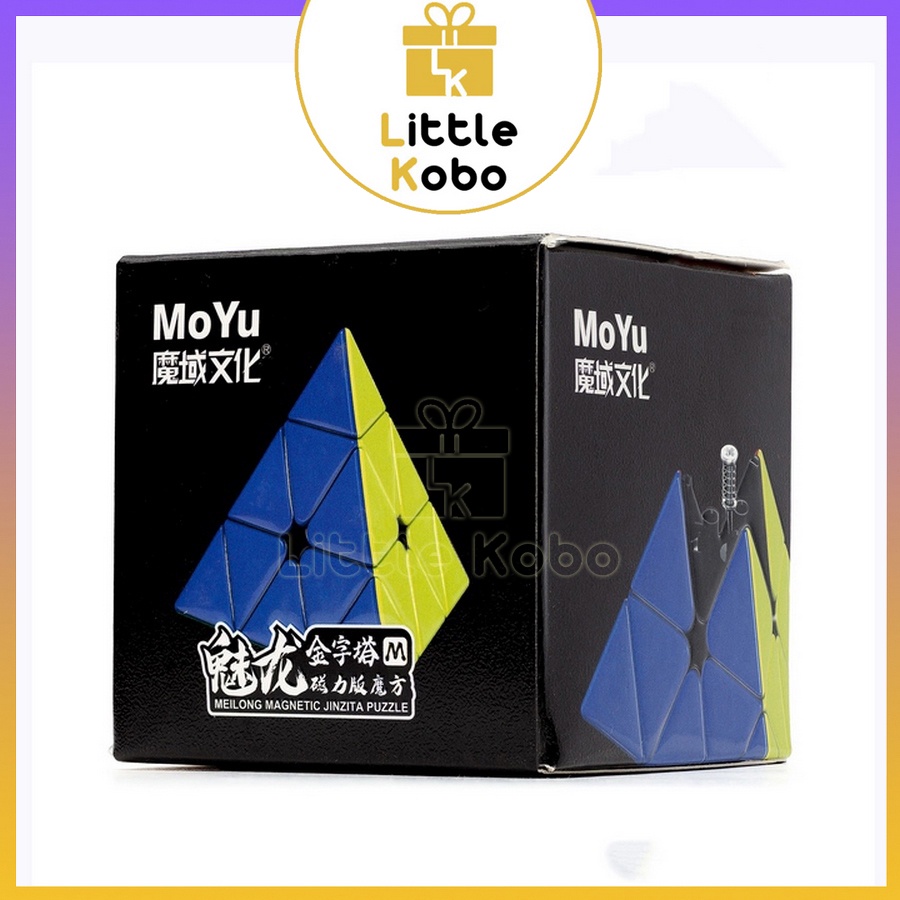 Rubik Pyraminx MoYu MeiLong M Pyraminx Magnetic Series Rubic Tam Giác Stickerless Pyramid