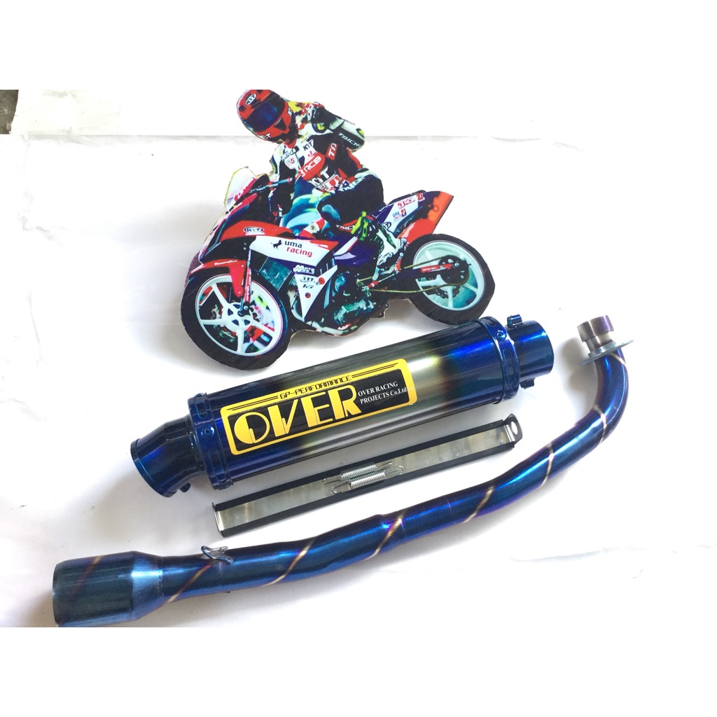 Bộ pô over full cổ titan wave, SI, EXCITER, WINER, SONIC