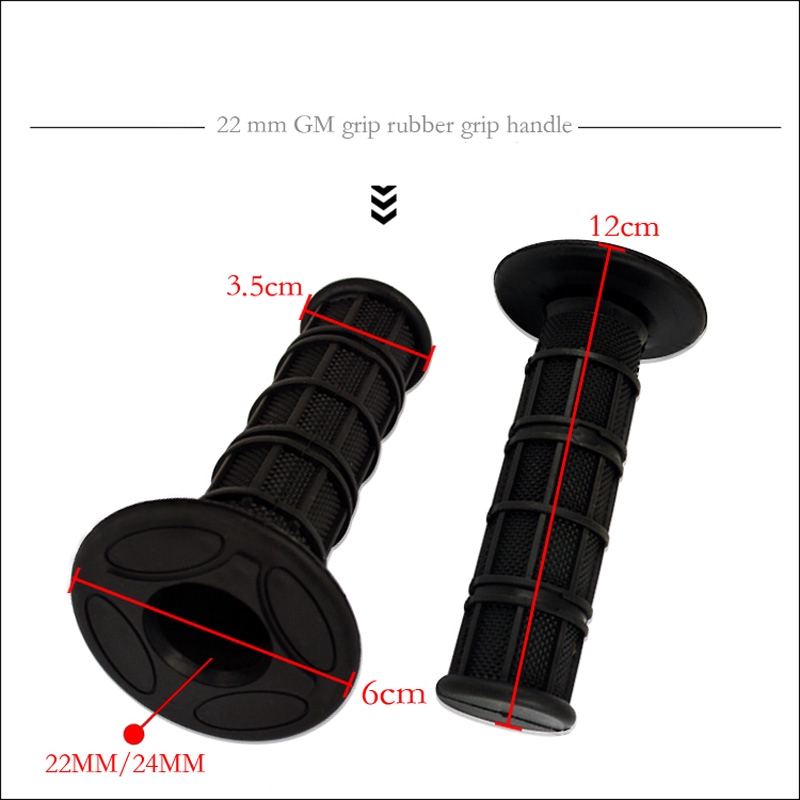 Đa Năng 9 Màu Xe Máy Cao Su Mềm 22mm 7 / 8 "Tay Cầm Cho Xe Honda Kawasaki Yamaha Suzuki KTM BMW MX Pit Dirt Bike