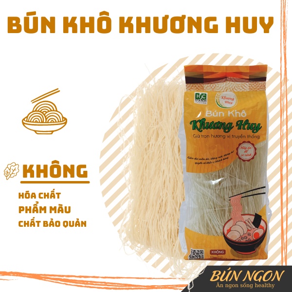 Bún Khô Bún Sạch Khương Huy Ăn Kiêng Giảm Cân Eatclean - Bún Ngon 300g - Bún Bò Huế