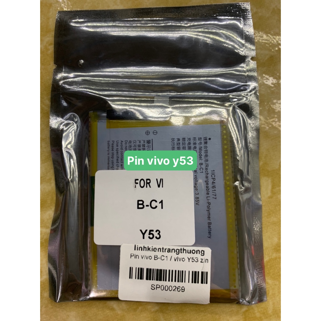 Pin điện thoại vivo B-C1 / vivo Y53 zin / pin zin 2565mAh