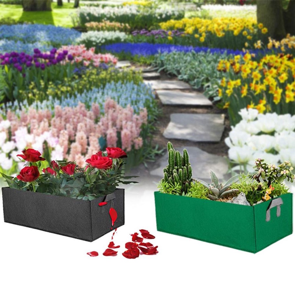 [CHOO] Square Planting Bag Non-woven Box Breathable Plant Growth Pouch Gardening Growing Pot