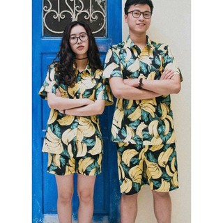 (Freeship) Sỉ Bộ Quần Áo Đi Du Lịch Trái Cây Hoa Quả