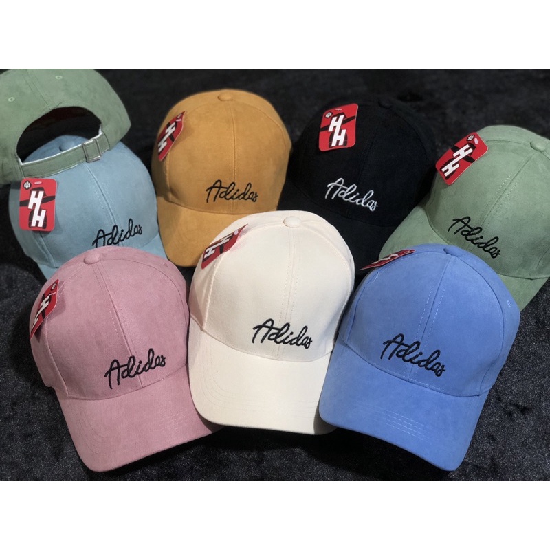 [ MŨ LƯỠI TRAI ] Mũ lưỡi trai nhung mịn thêu logo kiểu _Mũ lưỡi trai nam nữ