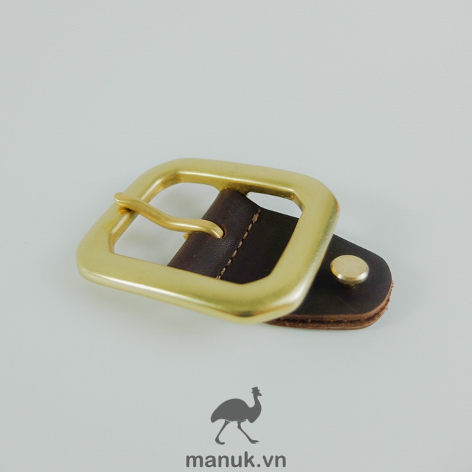 Mặt thắt lưng nam BM8 | Đầu khoá thắt lưng đồng đúc cho thắt lưng da bò bảng dây 3.3 cm - 3.4 cm