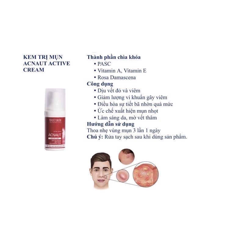 Kem chấm mụn Biotrade Active Cream