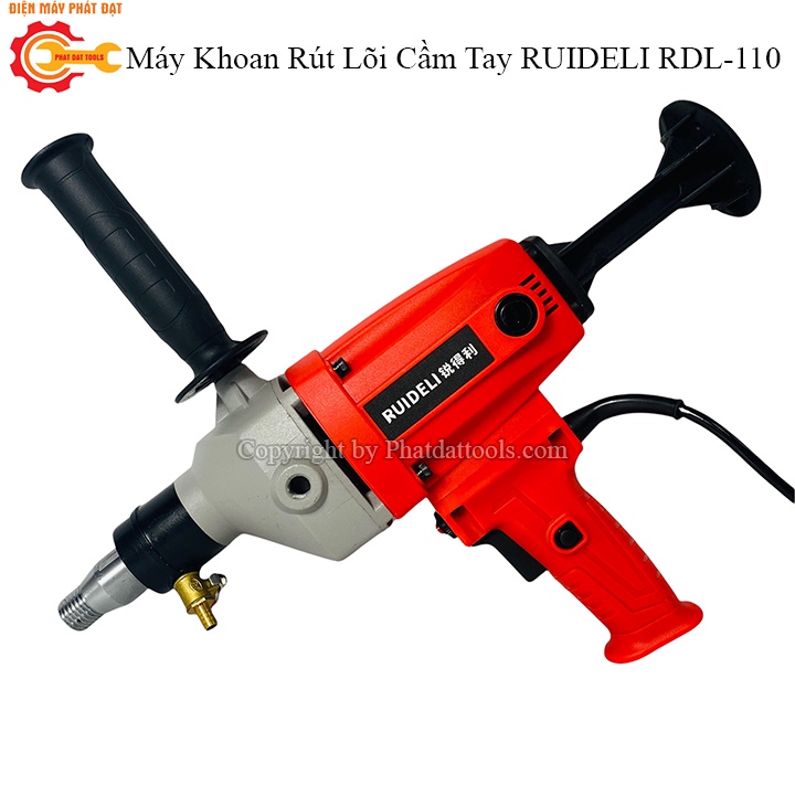 Máy Khoan Rút Lõi Bê Tông Cầm Tay RUIDELI RDL-110-Dùng trong thi công xây dựng, điện nước, hệ thống thông gió, điều hòa