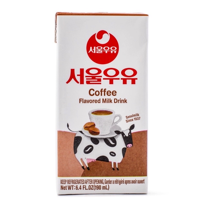 Sữa cà phê hàn quốc SEOUL MILK 190ml 서울우유 커피우유