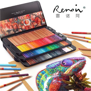 [Order]  Chì Tô 100 Màu Khô Cao Cấp Marco RENOIR (Hộp Thiếc) có loại 24 màu, 36 màu, 48 màu, 72 màu, 100 màu, 120 màu