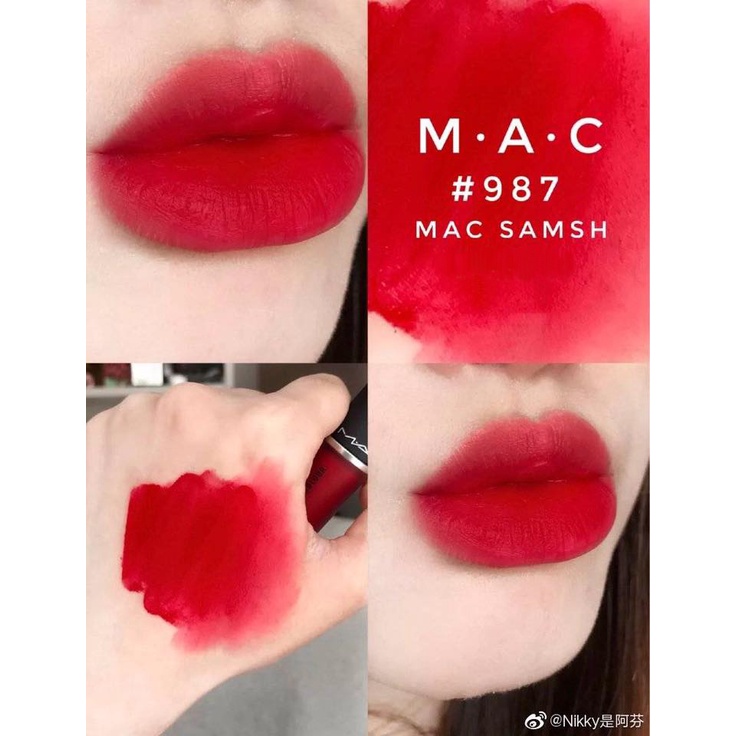 [Mã COSMS70 giảm 10% đơn 250K] Son MAC chính hãng powder kiss liquid lipcolour , son kem lì lâu trôi Lipstick 5ml