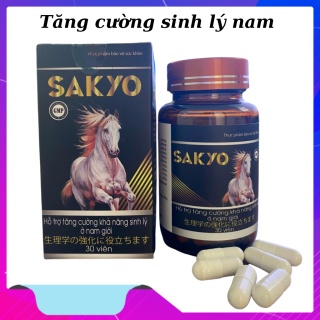 Tăng Cường Sinh Lý Nam SAKYO Chính Hãng ✅ Hỗ trợ kéo dài thời gian lâu dai hơn dập như máy khâu 1 người khỏe 2 người vui