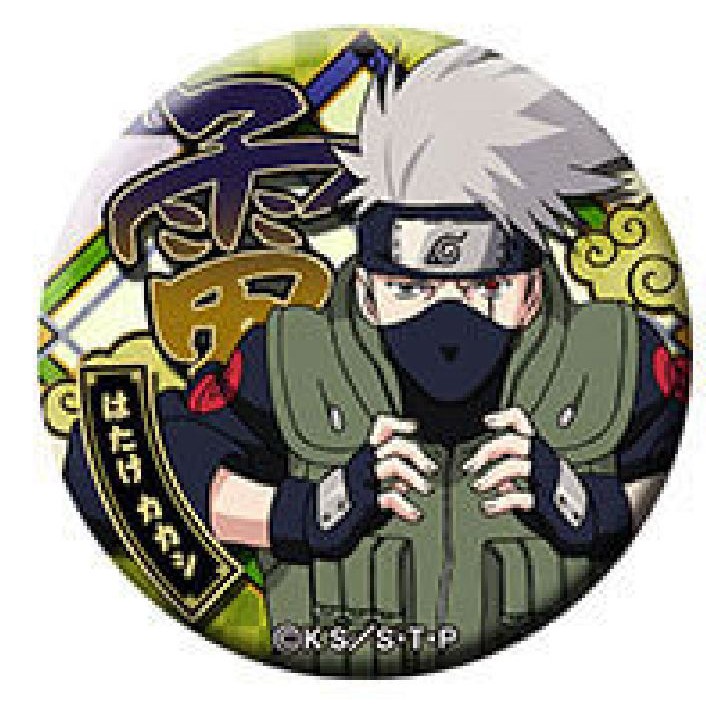 Huy hiệu cài áo in hình Naruto anime chibi