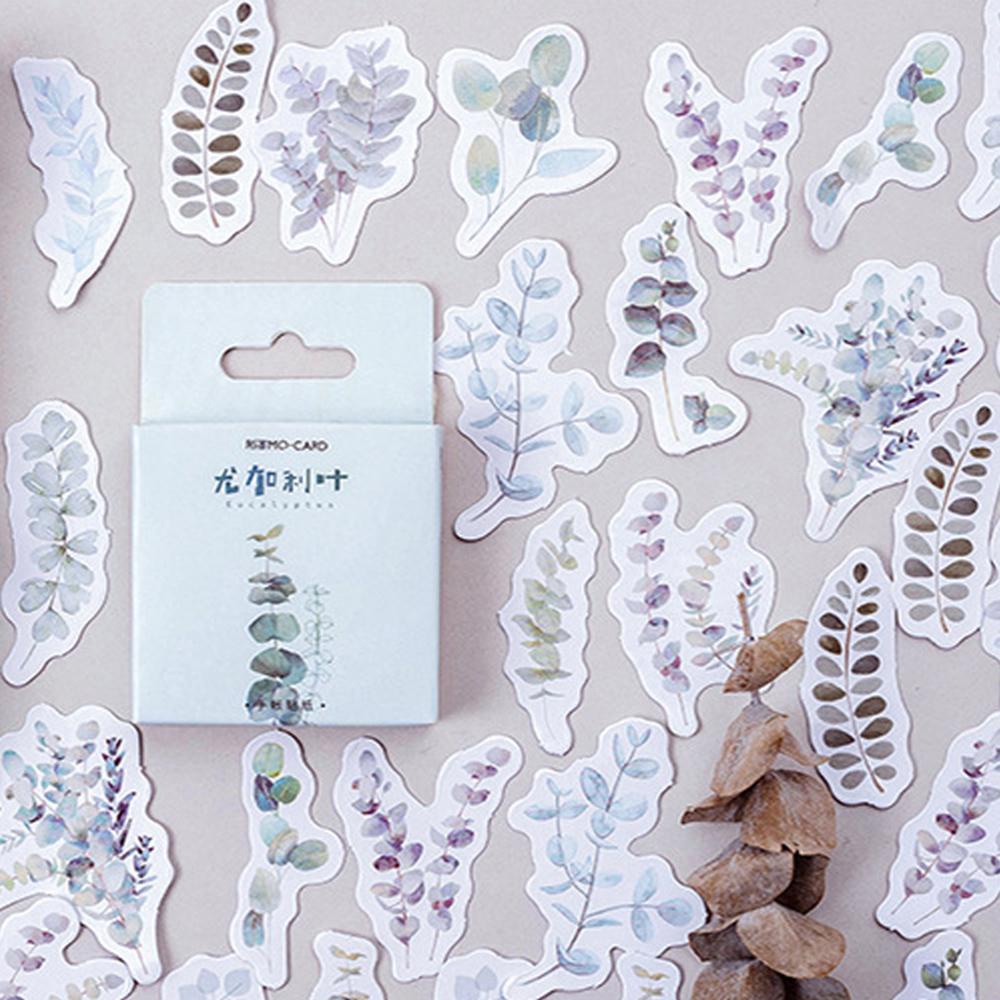 Bộ 45 Miếng Dán Niêm Phong Thực Vật Tươi Mới