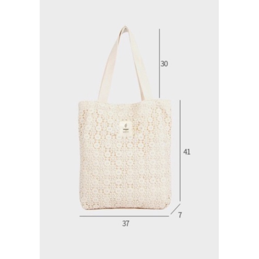 Túi ren đeo vai thời trang Addedit Lace Janet Eco Bag