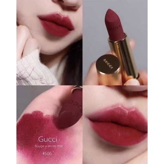 SON GUCCI LOUISA RED MATTE FULL BOX