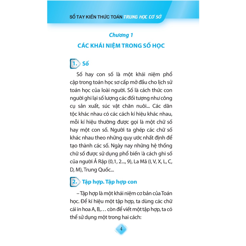 Sách - Sổ Tay Kiến Thức Toán Trung Học Cơ Sở  TSM0396